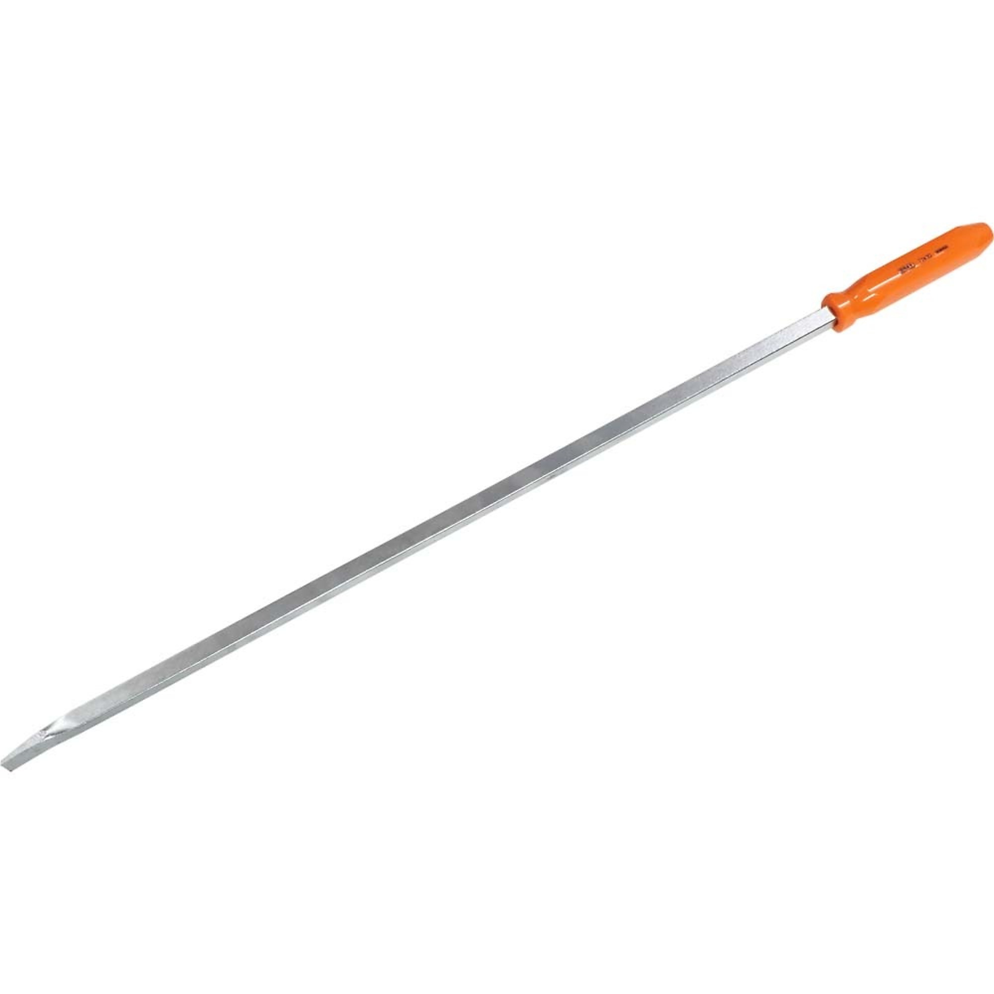Gray Tools 30" Screwdriver Handle Pry Bar, Curved Nickel Plated Blade